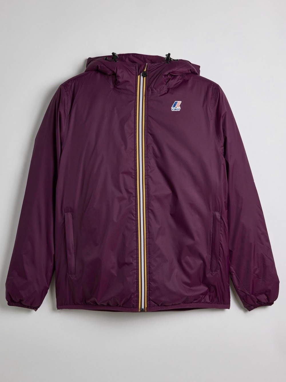 K-Way Men's Claude Orsetto Hooded Fleece Lined Jacket